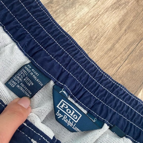 Vintage Men's Polo Ralph Lauren Stripe Swim Trunks - Picture 6 of 8